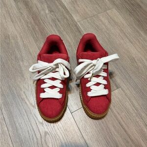 Fenty + Puma collection red sneakers w:5.5